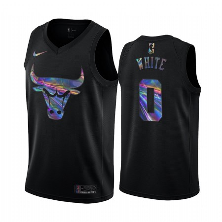 NBA Mænd Trøje Chicago Bulls Coby White 0 Iridescent HWC Collection Swingman NBA Mænd Trøje Chicago Bulls Coby White 0 Iridescent HWC Collection Swingman